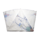 Nappe ronde brodée multicolore
