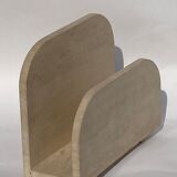 Travertin magazine rack