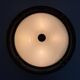 Mid-century wooden and glass framed ceiling light, 1950s, Germany