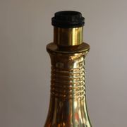 Grande lampe en laiton, années 60, style mid-century