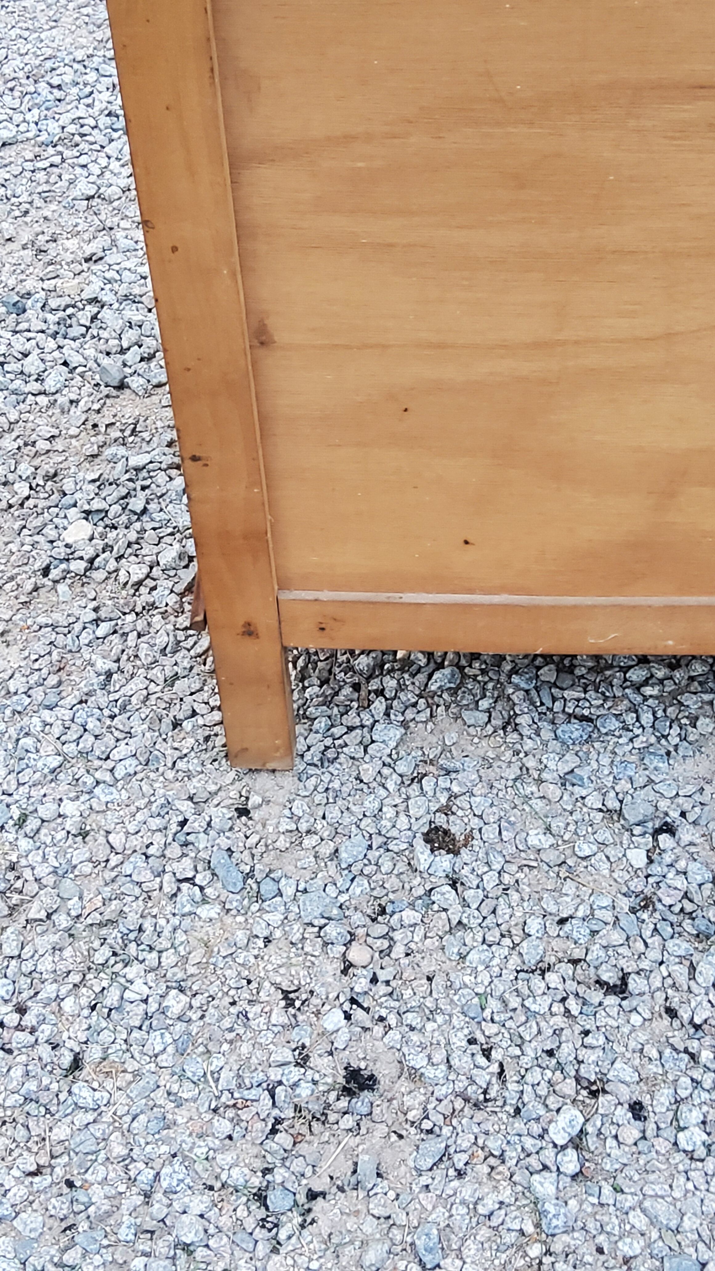 Vintage oak chest of drawers legs compass 3 drawers from the 50s