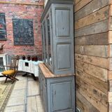 Oak vessel with grey patina