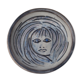 Accolay ceramic plate by Bertry