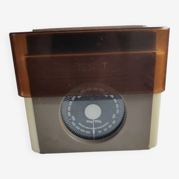 Beige testut scale 5 kg 70's