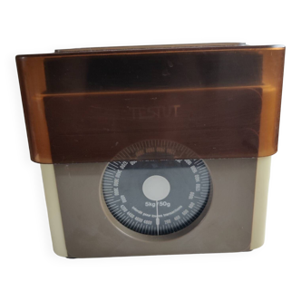 Beige testut scale 5 kg 70's