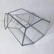 Verrière terrarium mini serre à cactus en verre et métal