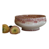 Ironstone salad bowl Moulin des loups, Athens model, red