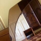 Italian tinted double mirror 72x58cm