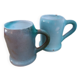 Blue ceramic mug