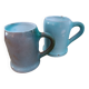 Blue ceramic mug