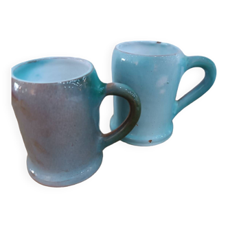 Mug en céramique bleue