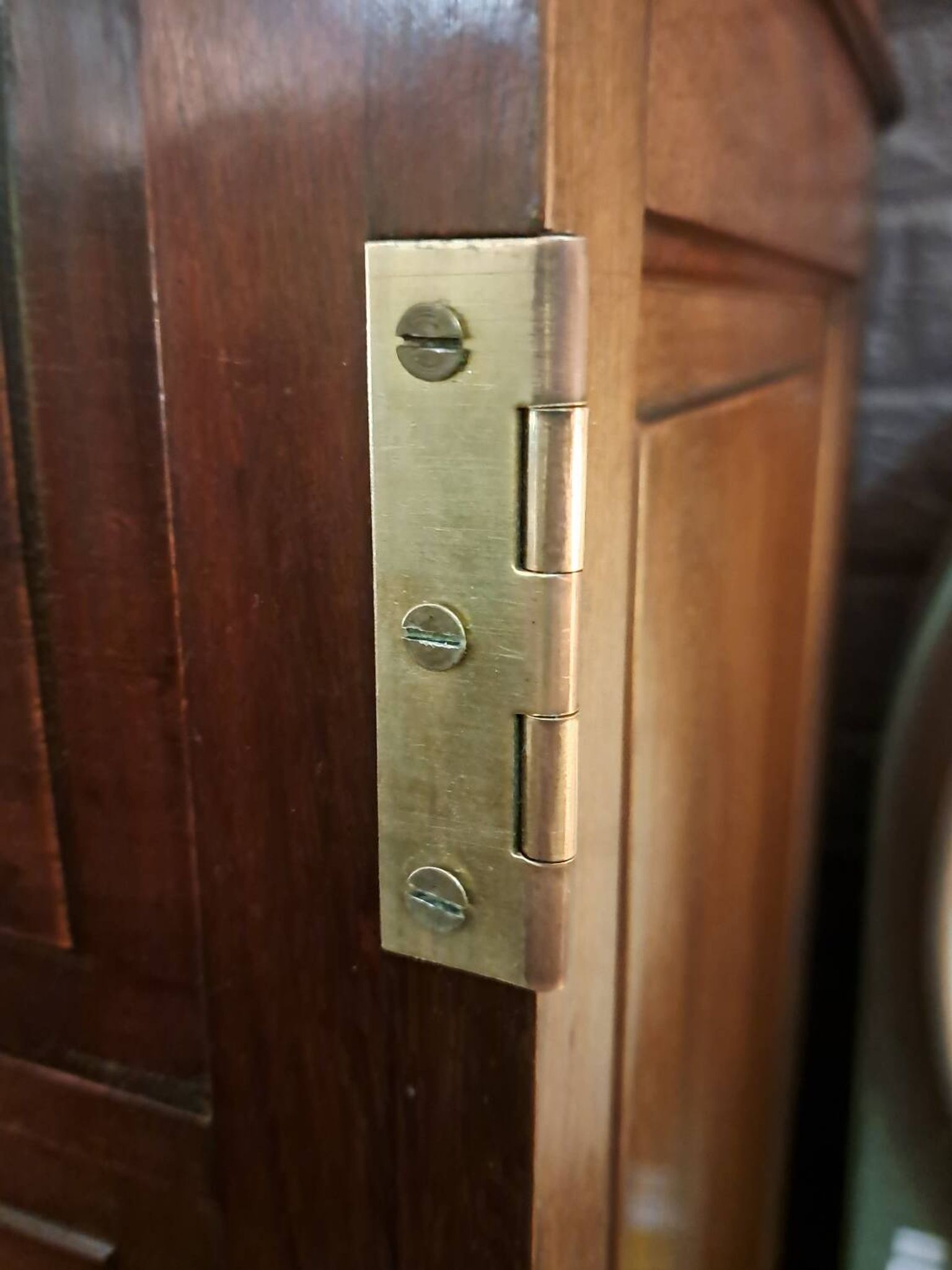 Meuble de notaire à clapets en acajou