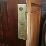 Mahogany notary cabinet with flaps