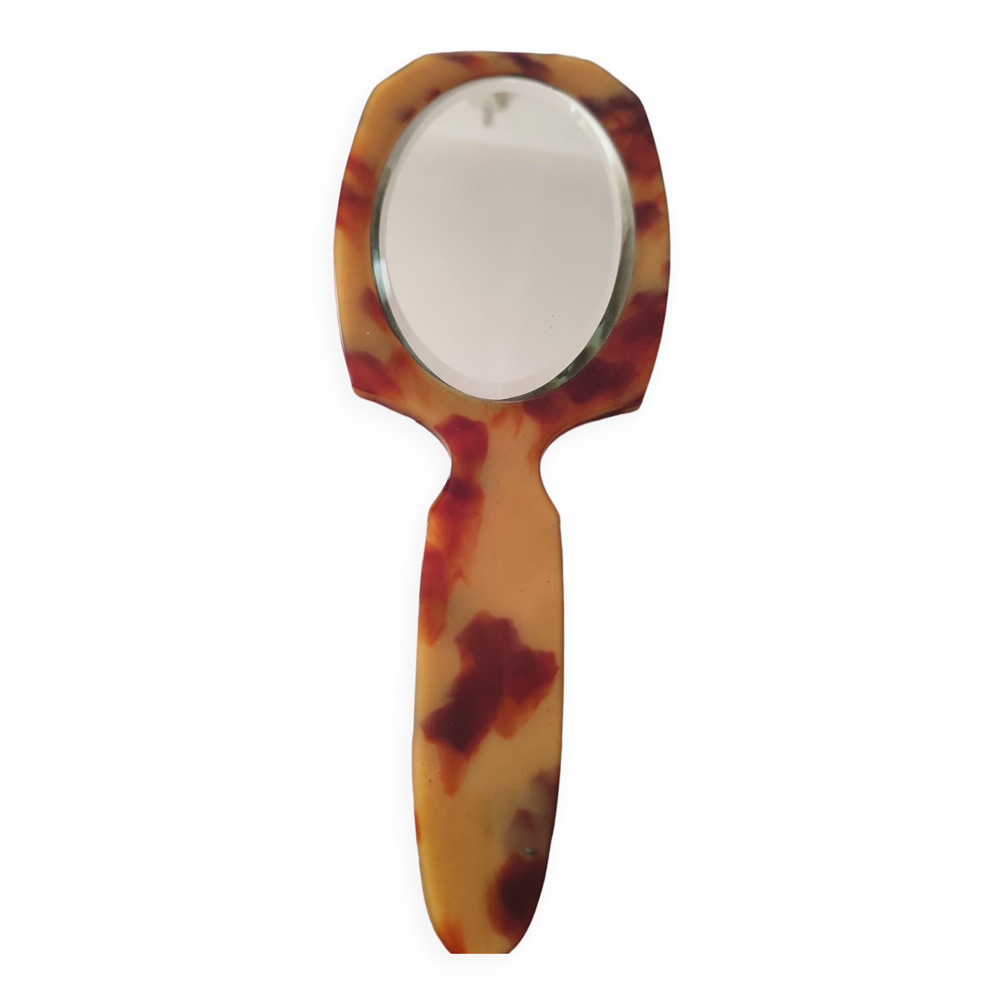 Miroir à main biseauté