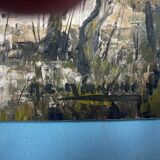 Oil painting on sorel by André Charles Naulau