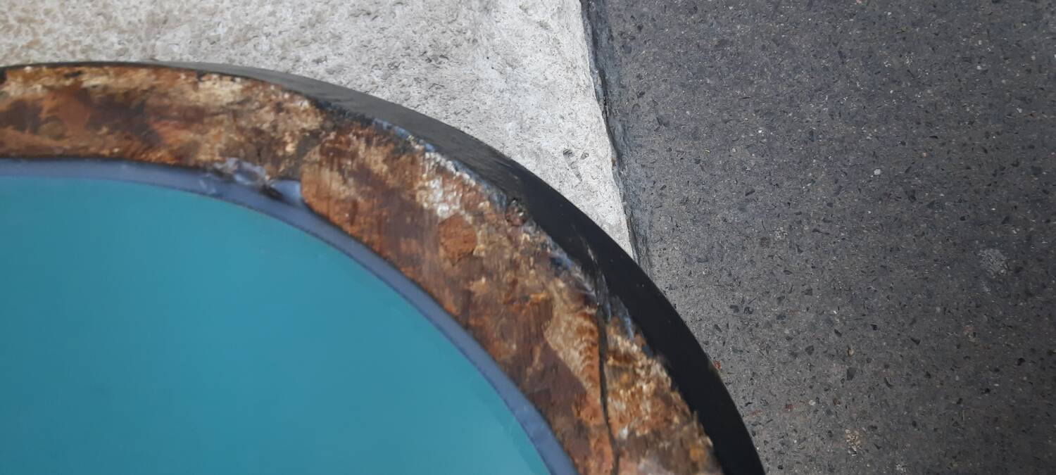 Napoleon III oval mirror