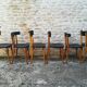 12 mismatched bistro chairs