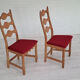 Paire de chaises par 1960