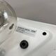 Original cubic satin white glass wall light by glashütte limburg, germany 1980s