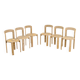 Ensemble de 6 chaises kaki par Bruno Rey pour Dietiker 70's