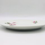 Oval serving dish in Limoges porcelain, Chastagner