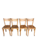 (Lot) 4 Chaises Bistrot Baumann modèle 56