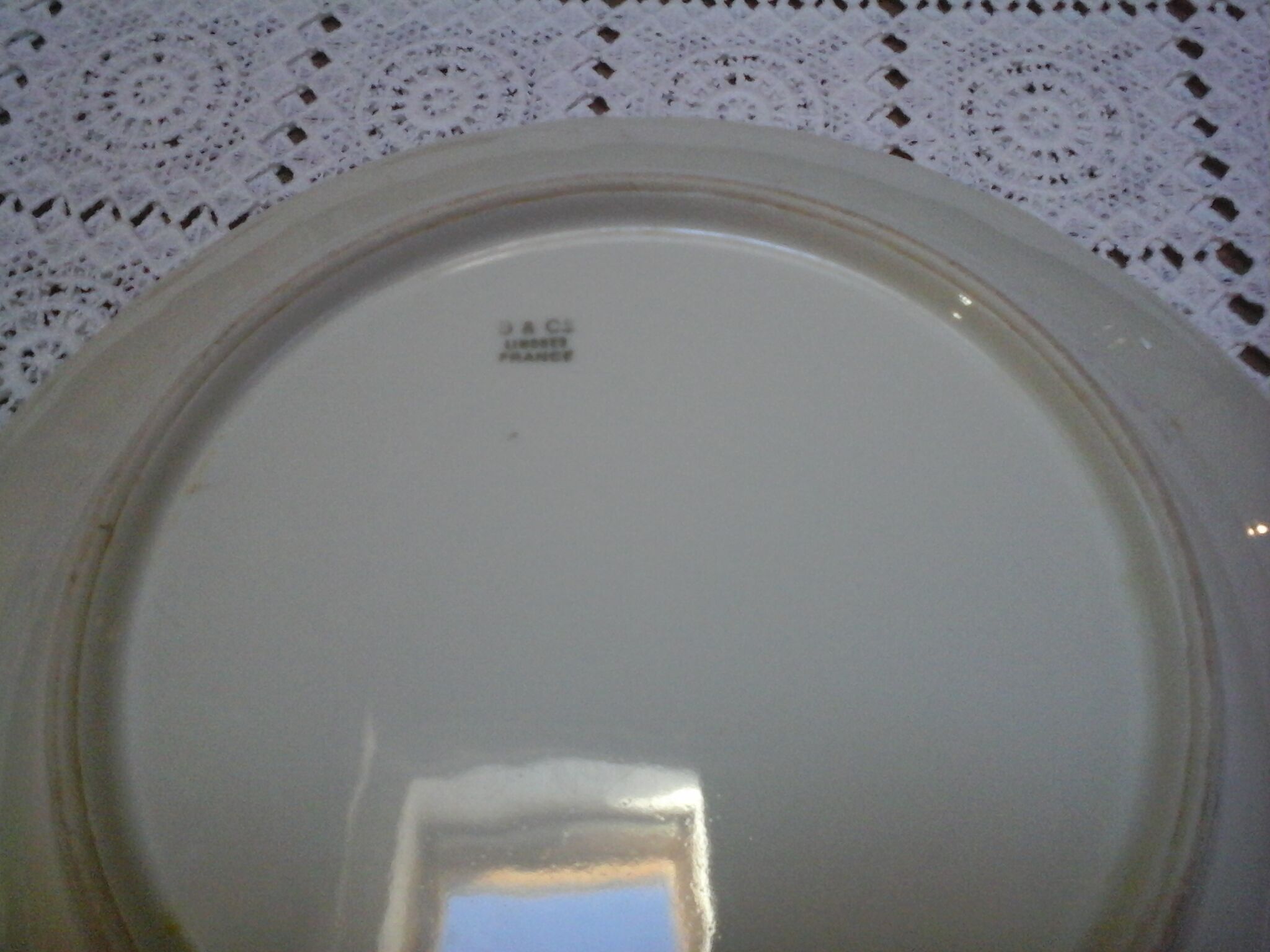 Old Limoges hollow dish