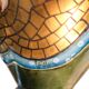 Pair of Art Nouveau vases in glazed ceramic signed Catelin