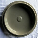 Old tableware service in beige earthenware longchamps