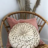 Vintage folded cushion