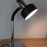 Chrome metal desk lamp