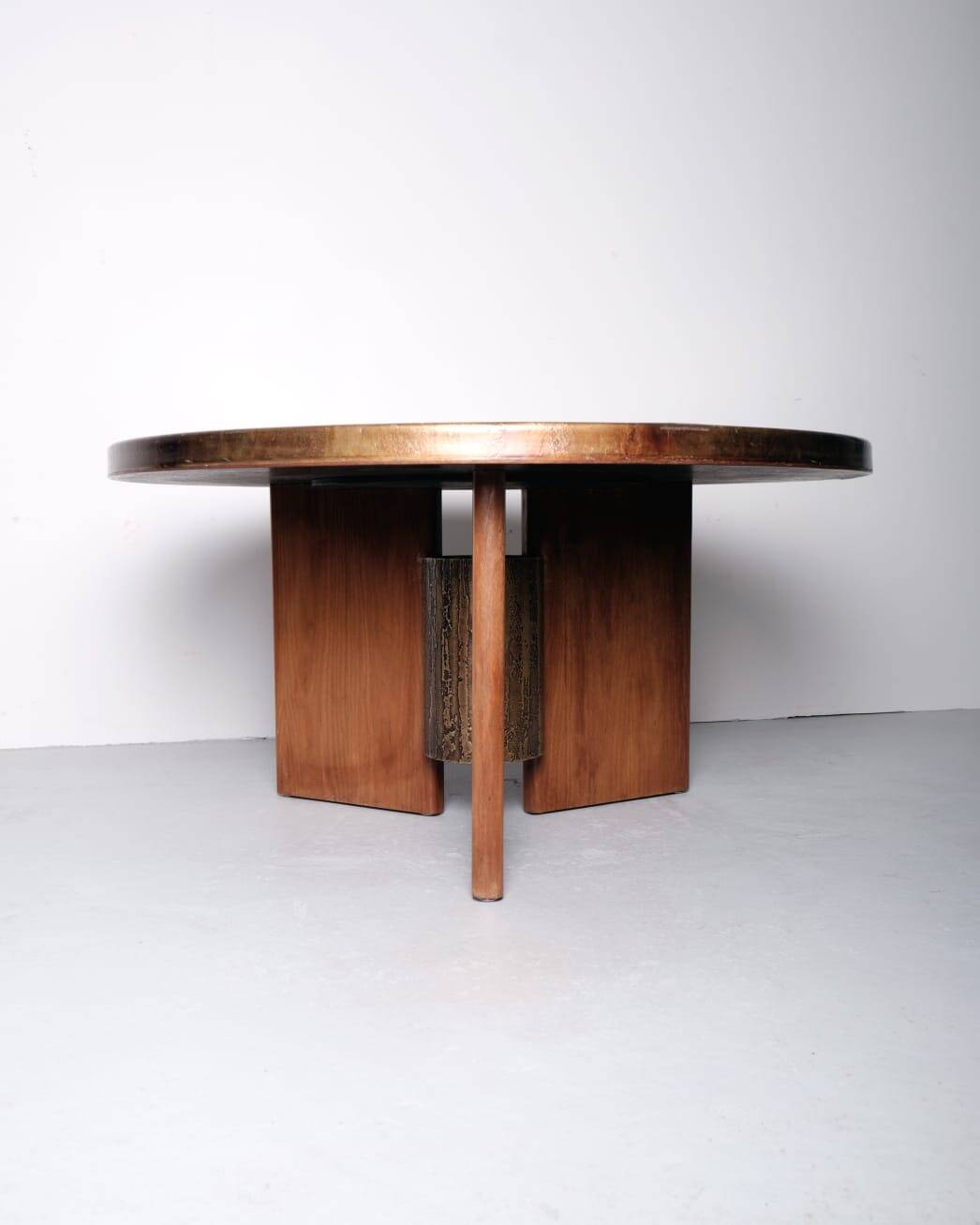 Rare coffee table by Heinz Lilenthal, 1980s.