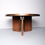 Rare coffee table by Heinz Lilenthal, 1980s.