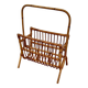 Vintage Rattan Magazine Rack