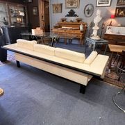 White leather sofa de sede