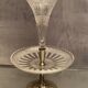 Centerpiece cup enhanced vase cornet crystal Val Saint Lambert late nineteenth