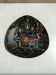 Longwy plate with grand feu Lorraine interior decoration