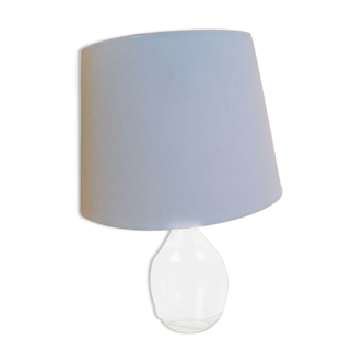 Glass foot-laying lamp