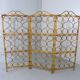 Ratan roomdivider folding screen Italy 1960’s