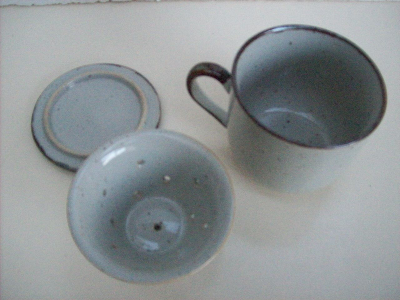 Sandstone herbal tea with its infuser