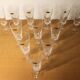 Ensemble de 12 flûtes à champagne, modèle “Versailles”, Cristal d’arques, 70’s.