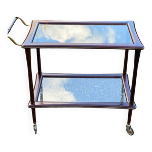 desserte vintage verre