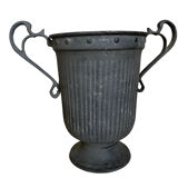Medici vase in ancient patinated iron