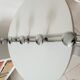 Vintage chrome wall-mounted coat rack from the 1970s