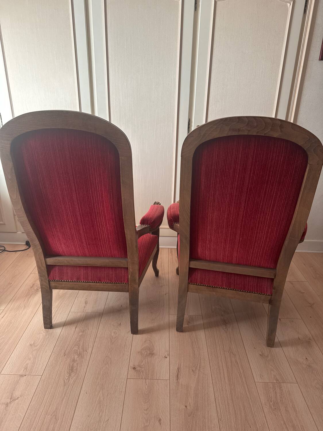 2 Voltaire armchairs