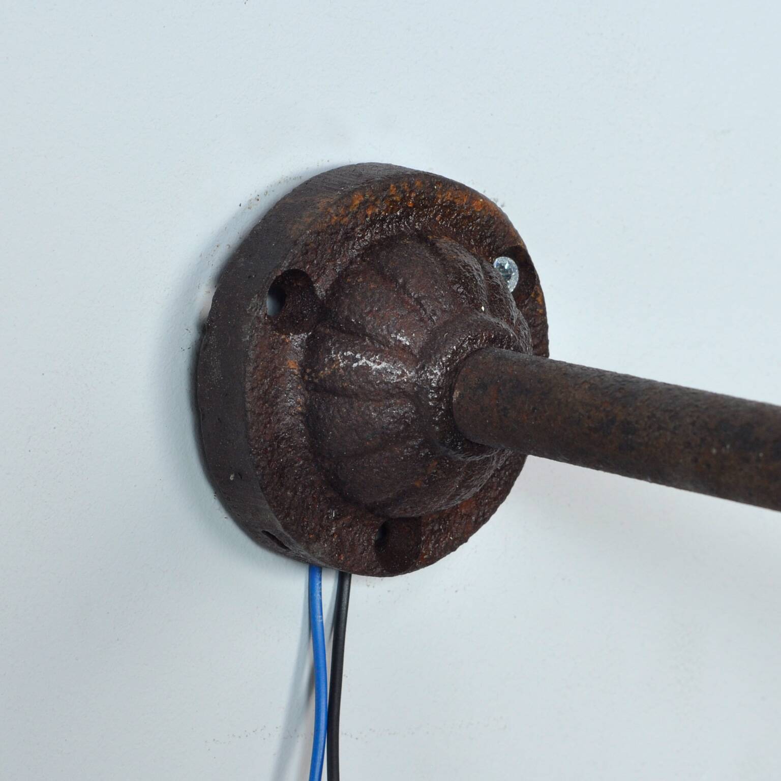 Iron Outdoor Lamp, 21st Century, 40cm Deep