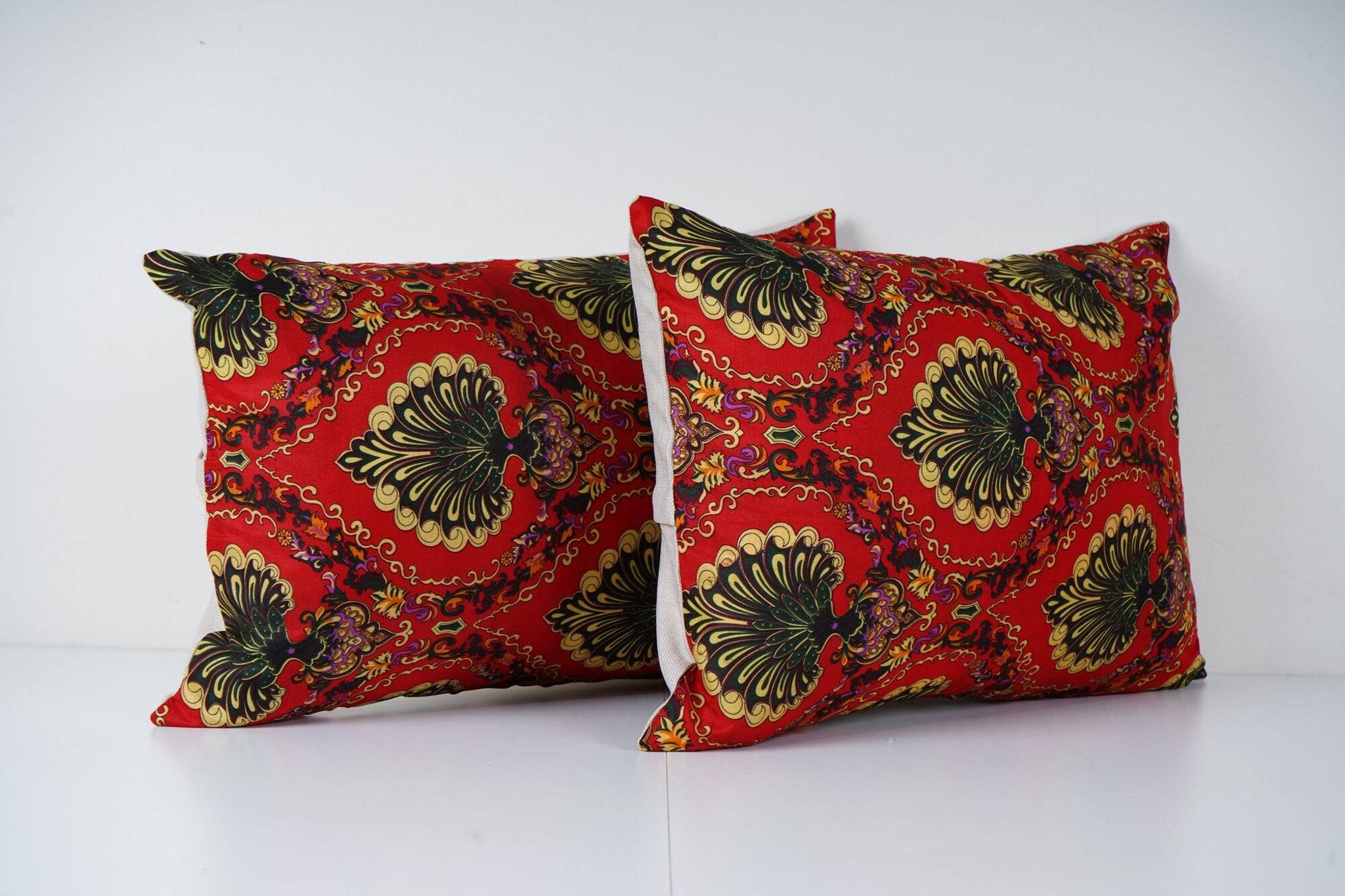 Set of 2 vintage Turkish cushion covers 41x56 cm