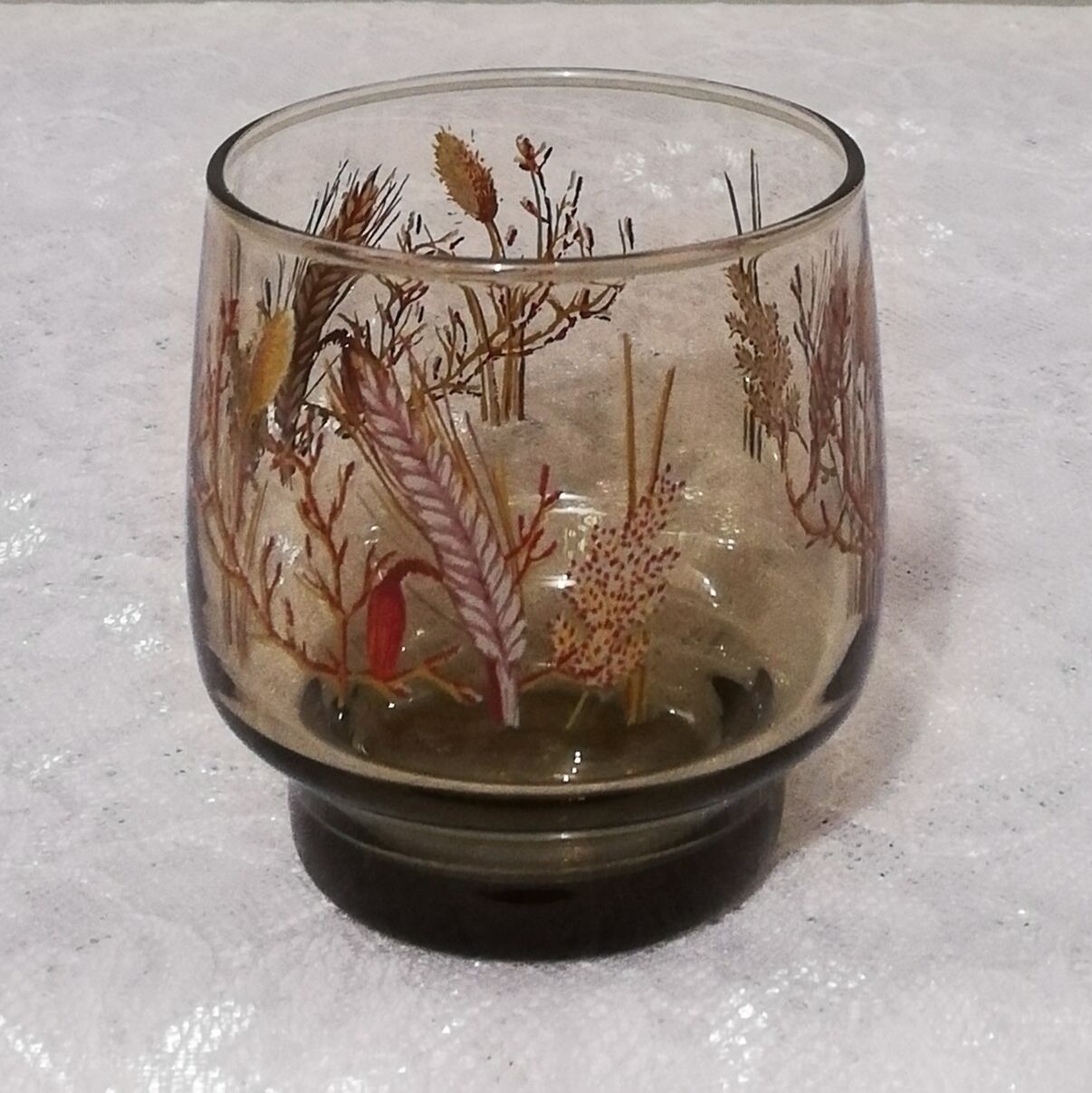 6 verres vintage 14cl décor "épis de blé"
