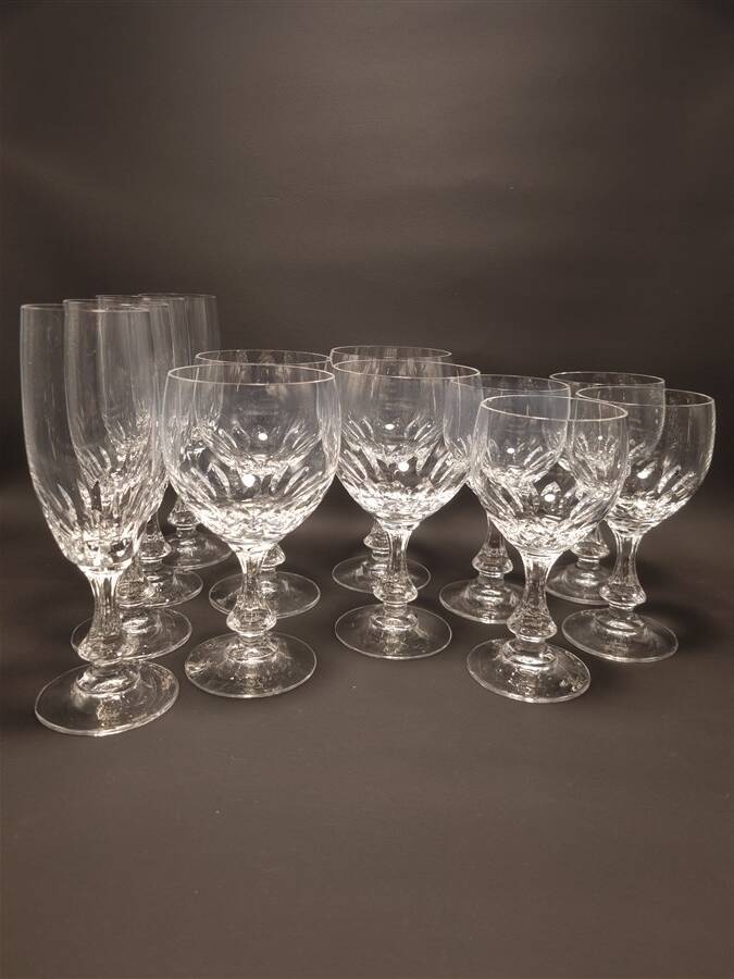 Crystal glassware set – 12 pieces
