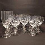Service de verres en cristal – 12 pièces